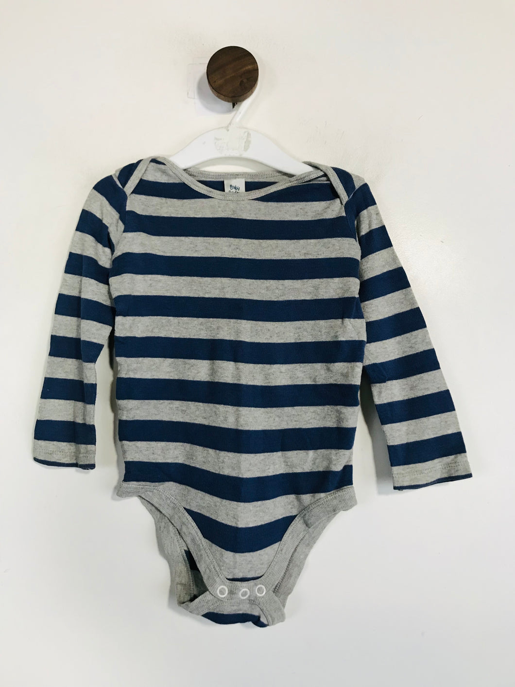 Baby Boden Kid's Striped Babygrow Playsuit | 18-24 Months | Blue