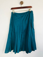 Load image into Gallery viewer, Monsoon Women&#39;s A-Line Midi Skirt | UK10 | Blue
