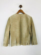 Load image into Gallery viewer, Pret a Porter Women&#39;s Suede Blazer Jacket | EU42 UK14 | Beige
