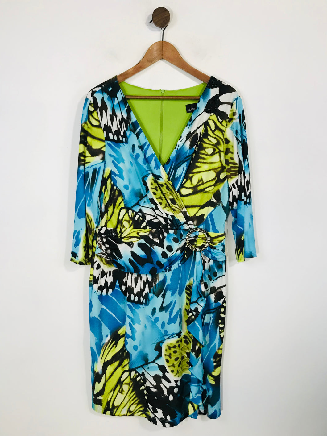 Frank Lyman Women's Boho Ruched Sheath Dress | UK16 | Multicoloured