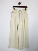 Load image into Gallery viewer, Uniqlo Women&#39;s Linen High Waist Casual Trousers | S UK8 | Yellow
