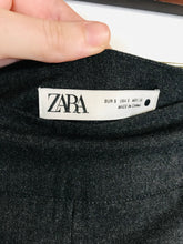 Load image into Gallery viewer, Zara Women&#39;s Wide Leg Smart Trousers | S UK8 | Grey
