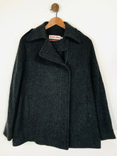 Load image into Gallery viewer, See by Chloe Women&#39;s Wool Blend Zip Peacoat Coat | UK12 | Grey
