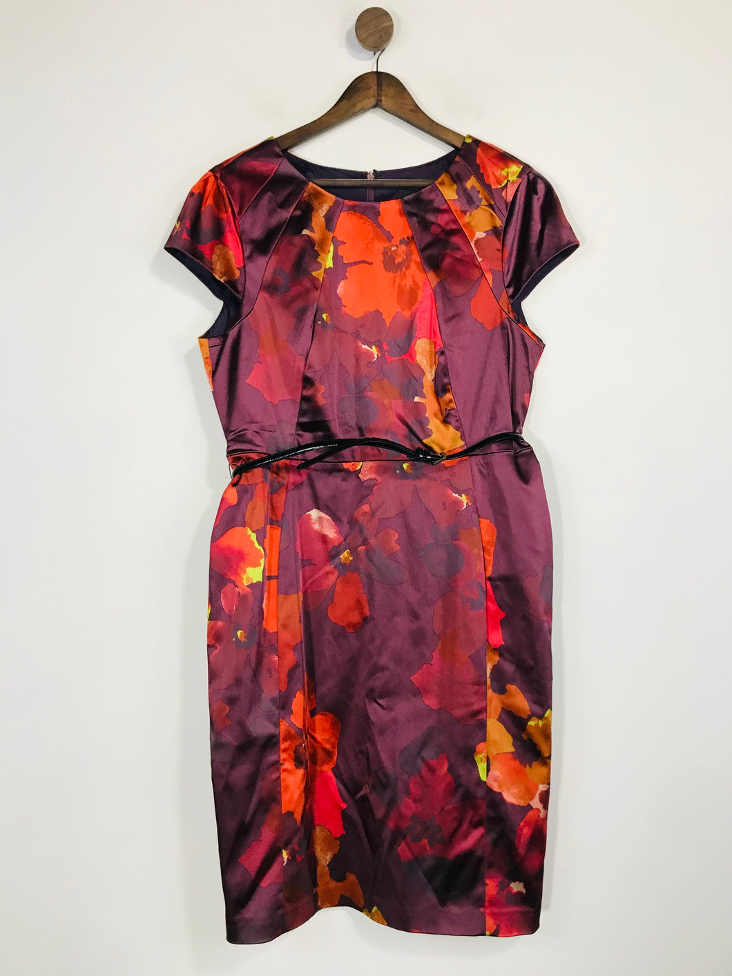 Coast Women's Floral Pleated Midi Dress | UK18 | Multicoloured