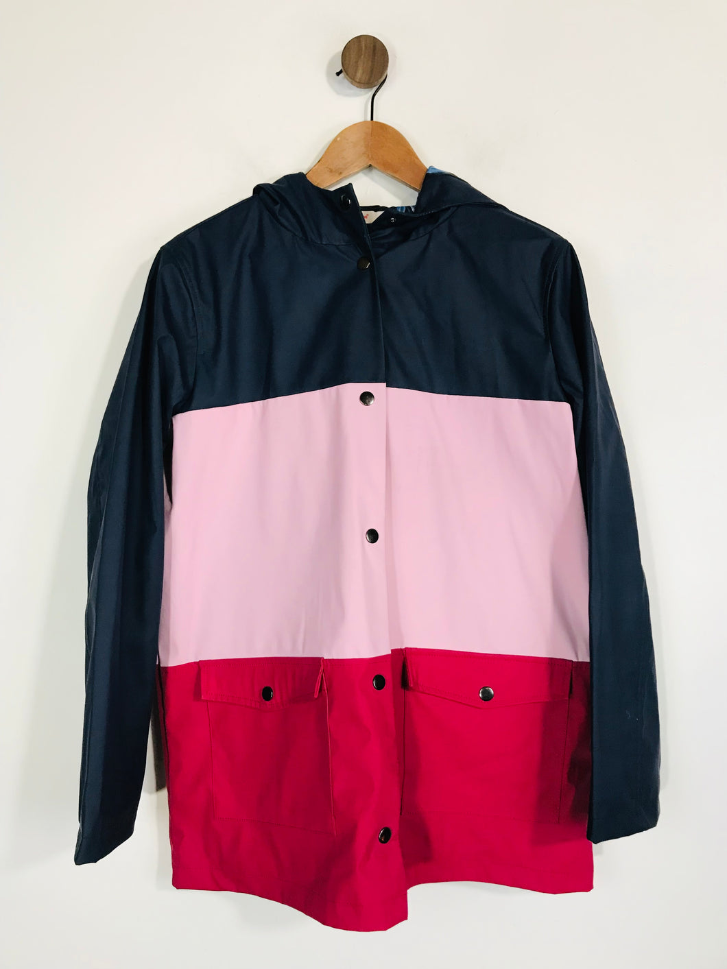 Cath Kidston Women's Colour Block Floral Raincoat Jacket | S UK8 | Multicoloured