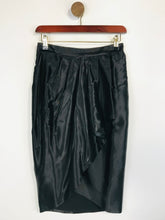 Load image into Gallery viewer, Yves Saint Laurent Women&#39;s Vintage Wrap Midi Skirt | EU40 UK12 | Black
