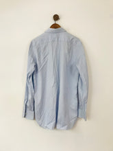 Load image into Gallery viewer, Ermenegildo Zegna Men&#39;s Striped Button-Up Shirt | 42 | Blue
