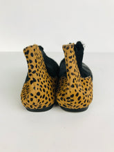 Load image into Gallery viewer, Cocorose Women&#39;s Leopard Print Boots | EU39 UK6 | Black

