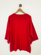 Load image into Gallery viewer, The Cashmere Centre Women’s 100% Cashmere Oversized Knit Jumper | L UK14-16 | Red
