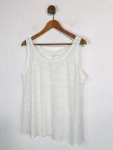 Load image into Gallery viewer, Eileen Fisher Women&#39;s Linen Tank Top | M UK10-12 | White
