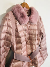 Load image into Gallery viewer, Ted Baker Women&#39;s Belted Puffer Jacket | 4 | Pink
