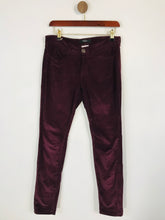 Load image into Gallery viewer, Weekend Max Mara Women&#39;s Skinny Corduroy Trousers | UK8 | Purple
