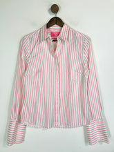Load image into Gallery viewer, Charles Tyrwhitt Women&#39;s Striped Smart Button-Up Shirt | UK12 | Pink
