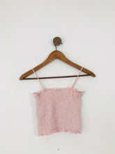 Load image into Gallery viewer, Urban Outfitters Women’s Ruched Crop Tank Top | M UK10 | Pink
