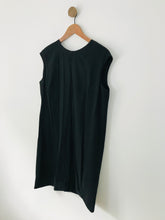 Load image into Gallery viewer, Cos Women&#39;s Silk Sleeveless Shift Dress | M UK10-12 | Black

