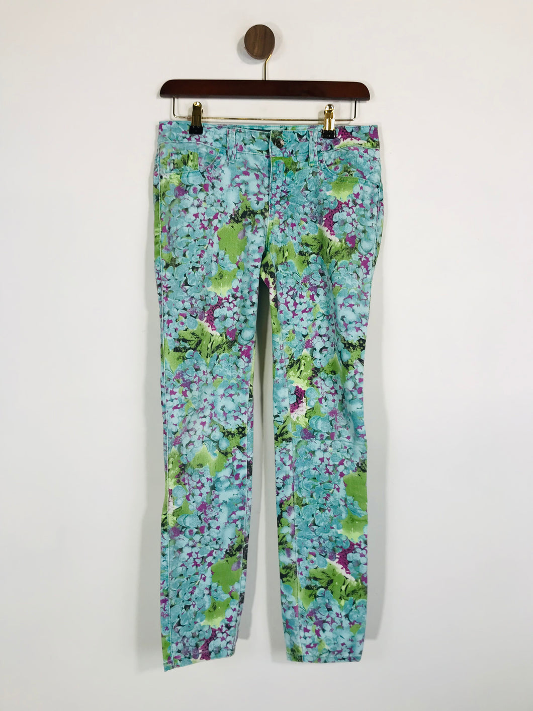 Guess Women's Floral Skinny Jeans | W27 UK8-10 | Multicoloured