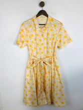Load image into Gallery viewer, Boden Women&#39;s Pleated A-Line Dress | UK14 | Yellow
