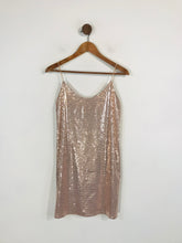 Load image into Gallery viewer, Zara Women&#39;s Sequin Tank Top | M UK10-12 | Pink
