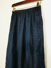 Load image into Gallery viewer, Toast Women&#39;s Silk A-Line Skirt | UK8 | Blue
