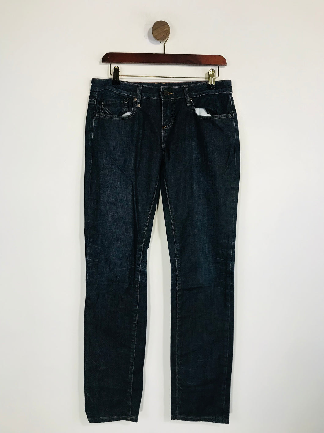 AllSaints Women's Distressed Slim Jeans | W30 L32 | Blue
