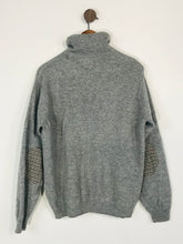 Load image into Gallery viewer, Sirplus Men&#39;s Wool Roll Neck Jumper | L | Grey
