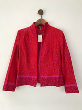 Load image into Gallery viewer, Antony Leigh Dower Women&#39;s Floral Patterned Blazer Jacket | UK14 | Red
