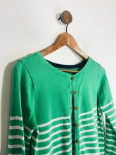 Load image into Gallery viewer, Joules Women&#39;s Striped Light Knit Cardigan | UK10 | Green
