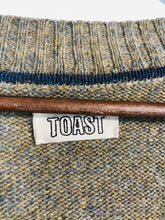 Load image into Gallery viewer, Toast Women&#39;s Shetland Wool Cardigan | UK12 | Beige
