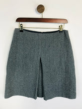 Load image into Gallery viewer, Jigsaw Women&#39;s Wool Chevron Pencil Skirt | UK10 | Grey

