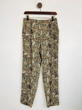 Load image into Gallery viewer, Zara Women&#39;s Floral High Waist Casual Trousers | M UK10-12 | Multicoloured
