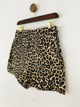 Load image into Gallery viewer, Zara Women&#39;s Leopard Print Hot Pants Shorts | S UK8 | Brown

