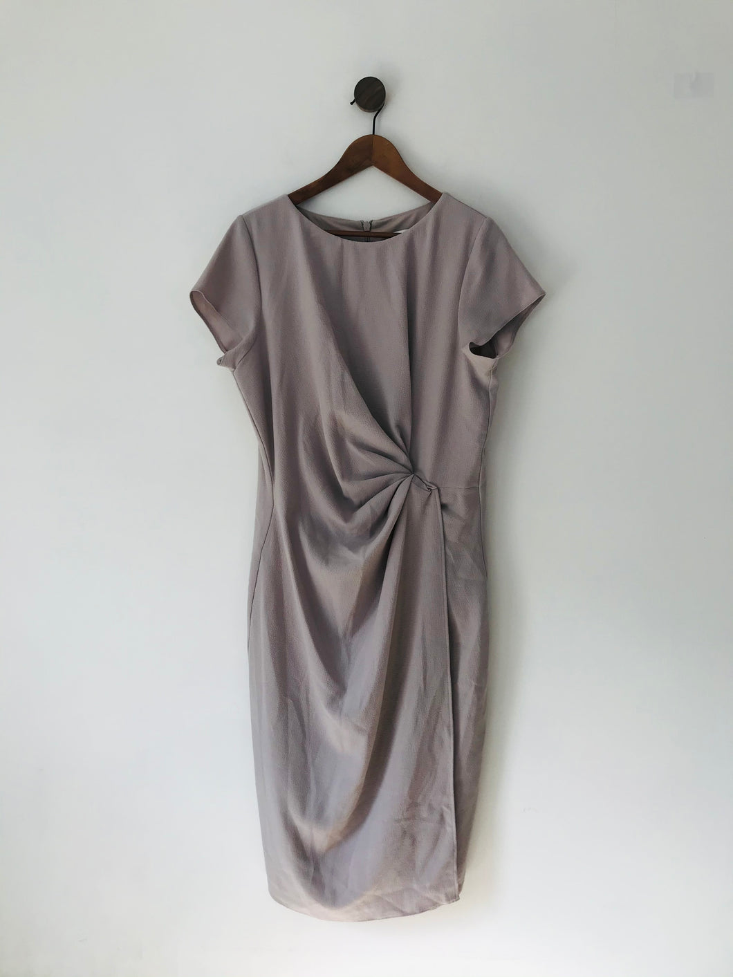Lily & Franc Women’s Draped Midi Dress | UK18 EU46 | Grey