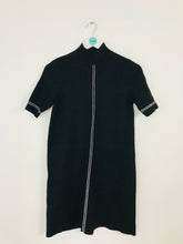 Load image into Gallery viewer, Zara Women’s Knit High Neck Mini Shift Dress | M | Black
