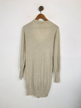 Load image into Gallery viewer, AllSaints Women&#39;s Knit Jumper Bodycon Dress | UK14 | Beige
