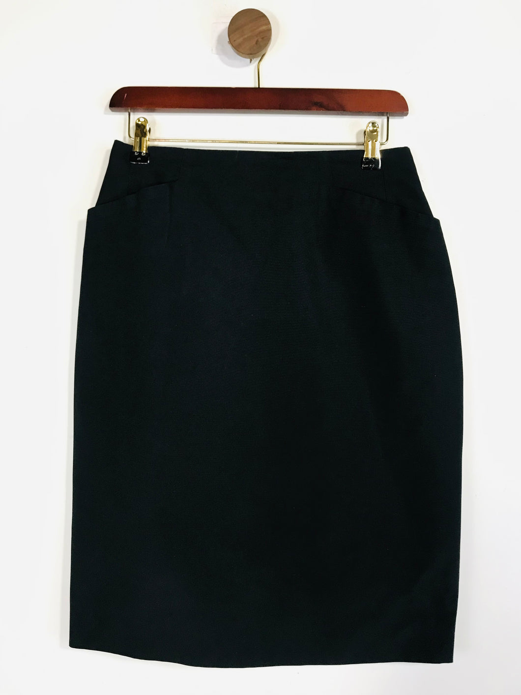 Anouska Hempel Women's Silk Pencil Skirt | S UK8 | Black