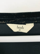 Load image into Gallery viewer, Hush Women’s Oversized Boxy Velvet Dress | XS | Black Gold
