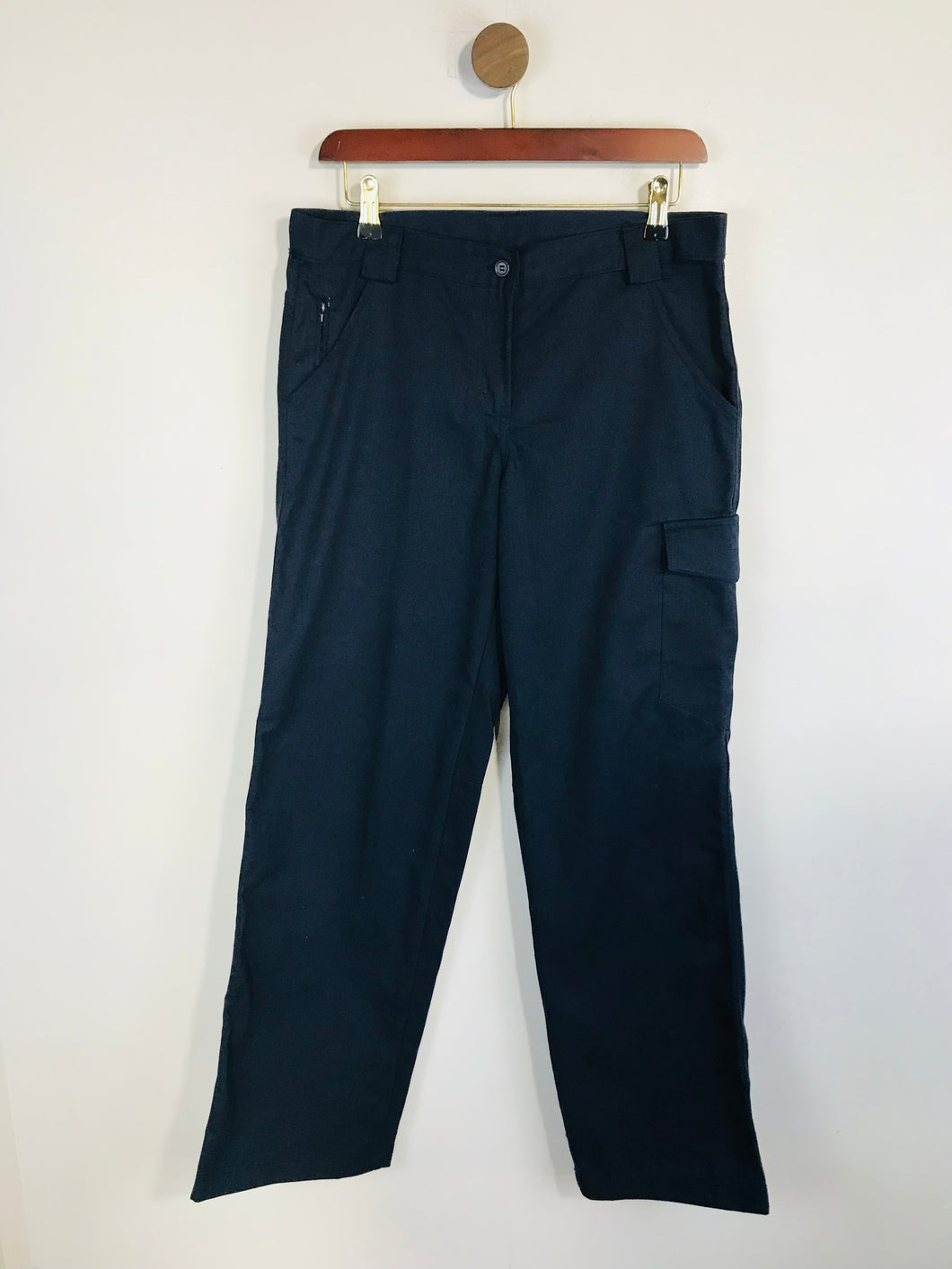 Dickies Women's Cotton Cargo Casual Trousers | EU38 UK10 | Blue