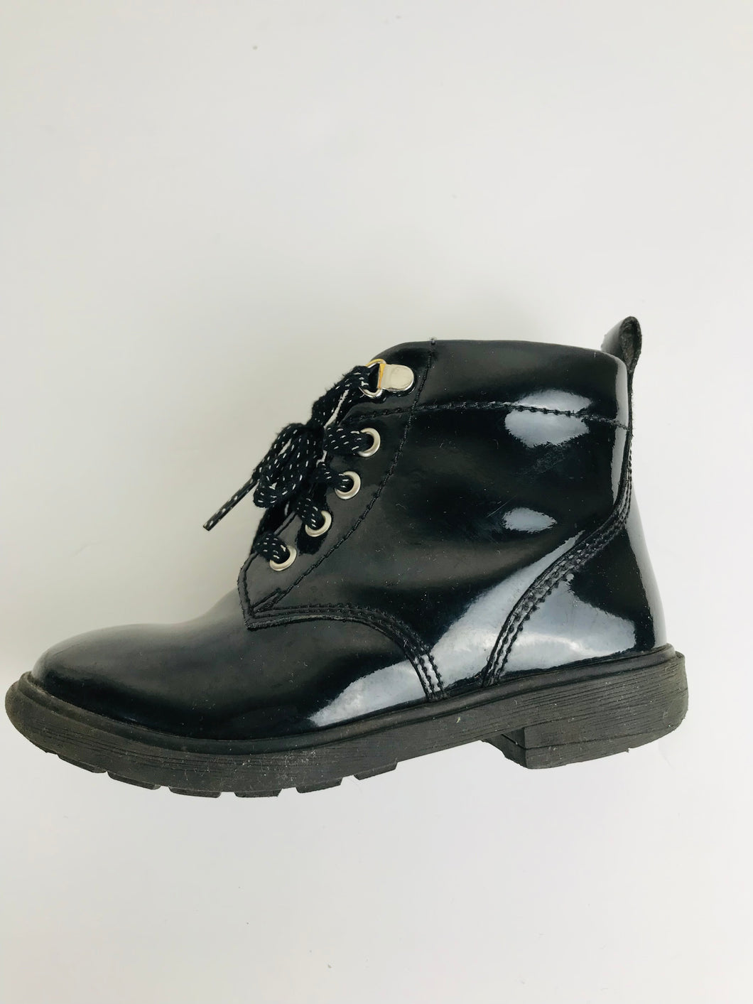 Clarks Kid's Patent Boots | EU25.5 | Black