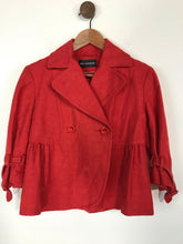 Load image into Gallery viewer, Autograph Women&#39;s Cotton Gathered Blazer Jacket | UK10  | Orange
