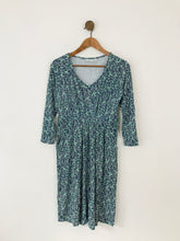 Load image into Gallery viewer, Jojo Maman Bebe Women&#39;s Pleated Jersey A-Line Dress | S UK8 | Blue
