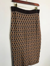 Load image into Gallery viewer, River Island Women&#39;s Bodycon Midi Skirt | UK14 | Brown
