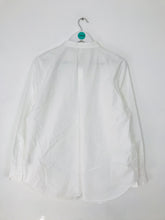 Load image into Gallery viewer, COS Women&#39;s Collarless Shirt | 44 UK16 L | White
