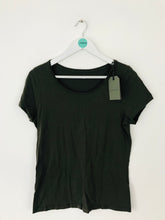 Load image into Gallery viewer, Allsaints Women’s Scoop Neck Fitted T-Shirt NWT | Large | Brown
