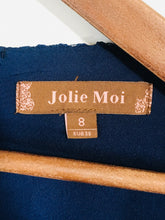 Load image into Gallery viewer, Jolie Moi Women&#39;s Smart Lace Midi Dress | UK8 | Blue
