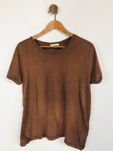 Load image into Gallery viewer, Ragdoll Women&#39;s Cotton T-Shirt | L UK14 | Brown
