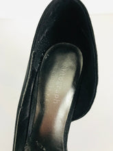 Load image into Gallery viewer, Autograph Women’s Peep Toe Satin Heels | UK4 | Black
