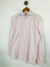 Load image into Gallery viewer, Suitsupply Men&#39;s Striped Egyptian Cotton Button-Up Shirt | 16.5 | Pink
