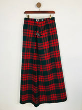 Load image into Gallery viewer, Pringle Women&#39;s Wool Check Gingham Maxi Skirt | M UK10-12 | Multicoloured
