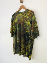 Load image into Gallery viewer, &amp; Other Stories Women&#39;s Camo Mesh T-Shirt | L UK14 | Green
