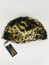 Load image into Gallery viewer, Biba Women&#39;s Faux Fur Leopard Print Hat NWT | M UK10-12 | Multicoloured
